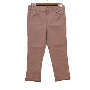 Loft Jeans Jegging Womens 8 Petite Ankle Cropped Stretchy Pink Spring Summer